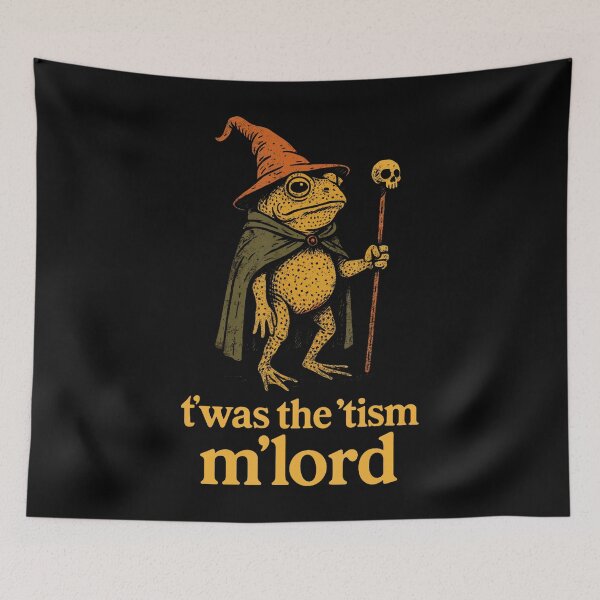 Item preview, Funny Meme Twas The Tism M Lord Frog Wizard  designed and sold by stershopepie.