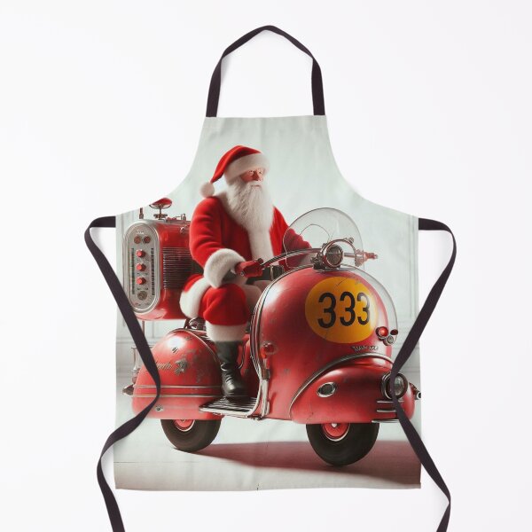 Item preview, “Santa Drift 333: Jetpack Sleighs & the Scooter Rebellion of Holiday Static” designed and sold by Print Fiction.