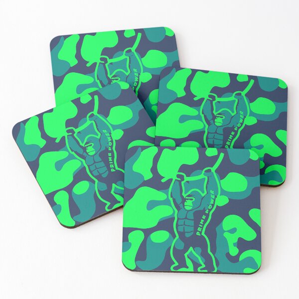 Item preview, Prime Power Neon Camouflage Gorilla Fitness Graphic designed and sold by NandaFajarSu.