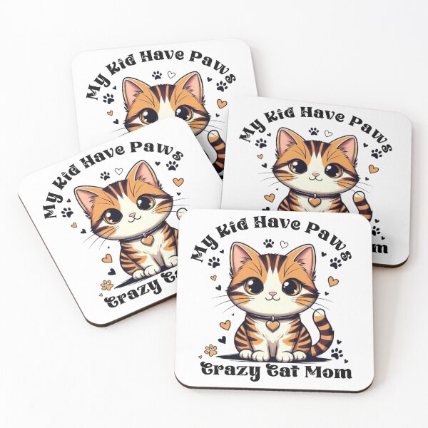 Artikelvorschau, Liebe Grüße an Katzenmama – Niedliches Geschenk für Katzenliebhaber und Tiermamas entworfen und verkauft von PRINTKEEN.