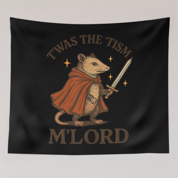Item preview, Funny Meme Twas The Tism M Lord Possum designed and sold by stershopepie.