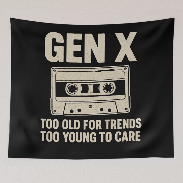Item preview, Gen-X Nostalgia T-Shirt – Retro 80s 90s Humor Tee designed and sold by Quietest Riot.