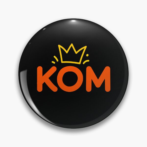 Item preview, KOM King of the Mountain Cycling Gift for Strava Athletes | Dominating Segment Leaderboard Record Holders | Funny Gift for Competitive Road Cyclists and MTB Riders designed and sold by BMLprint ⭐⭐⭐⭐⭐.