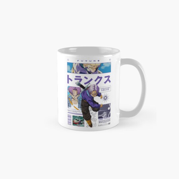 Future Warrior | Cyber Anime Poster with Sword and Time Travel Vibes Classic Mug