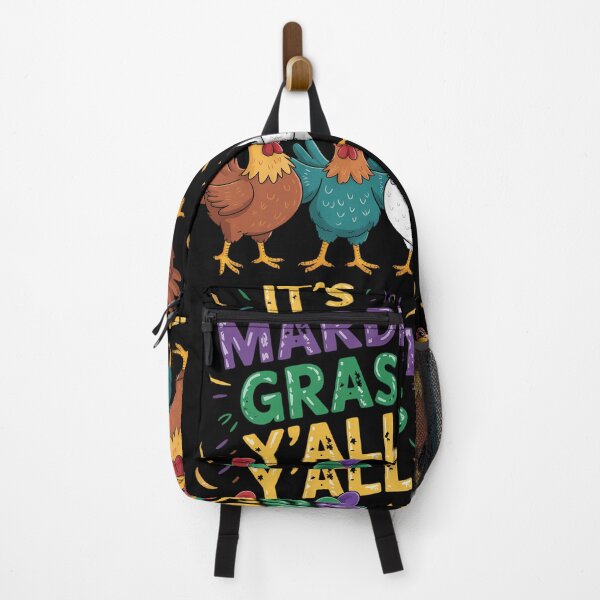 Item preview, Mardi Gras Chickens Funny Farmer designed and sold by sterabamineh.