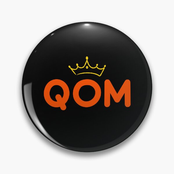 Item preview, QOM Queen of the Mountain Women's Cycling & Running Gear | Strava QOM Segment Champion Apparel | Inspirational Gift for Competitive Female Cyclists and Runners designed and sold by BMLprint ⭐⭐⭐⭐⭐.