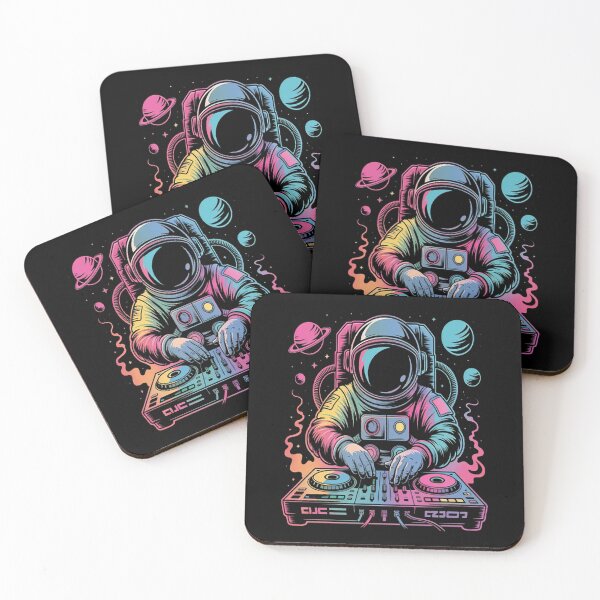 Item preview, Astronaut DJ, DJing in Space, EDM cool designed and sold by StuffNestie.