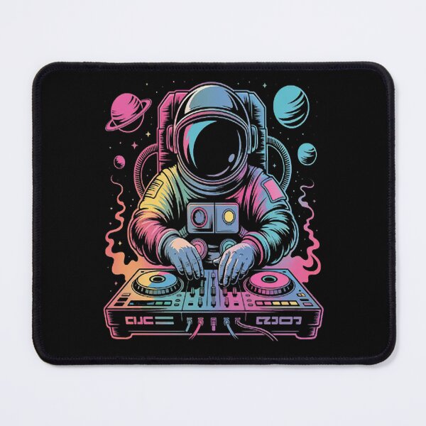 Item preview, Astronaut DJ, DJing in Space, EDM cool designed and sold by StuffNestie.