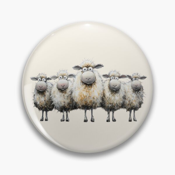 Item preview, Gorgeous Sheep ' The Back to Bed Sheep’ BY SHiRLeY MacARTHuR designed and sold by Shirley MacArthur Art.