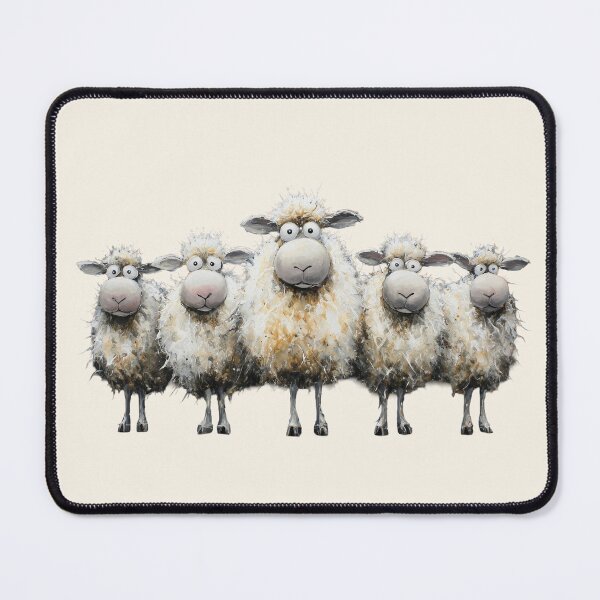 Item preview, Gorgeous Sheep ' The Back to Bed Sheep’ BY SHiRLeY MacARTHuR designed and sold by Shirley MacArthur Art.