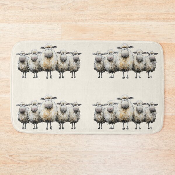 Item preview, Gorgeous Sheep ' The Back to Bed Sheep’ BY SHiRLeY MacARTHuR designed and sold by Shirley MacArthur Art.