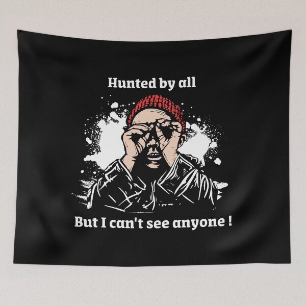 Item preview, Hunted by All Streetwear Quote T-Shirt designed and sold by ShadyArfaa.