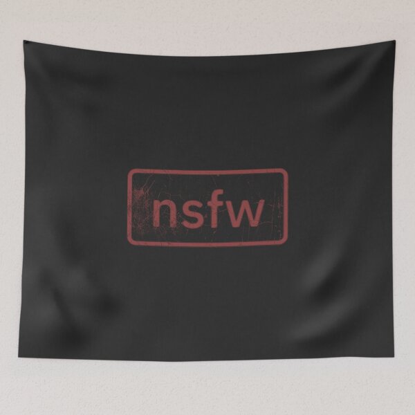 Item preview, NSFW Warning Sign designed and sold by cheekenpeeg.