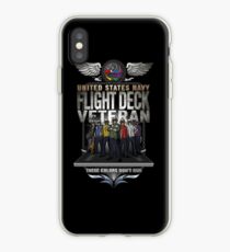 United States Navy Flight Deck Veteran iPhone Case