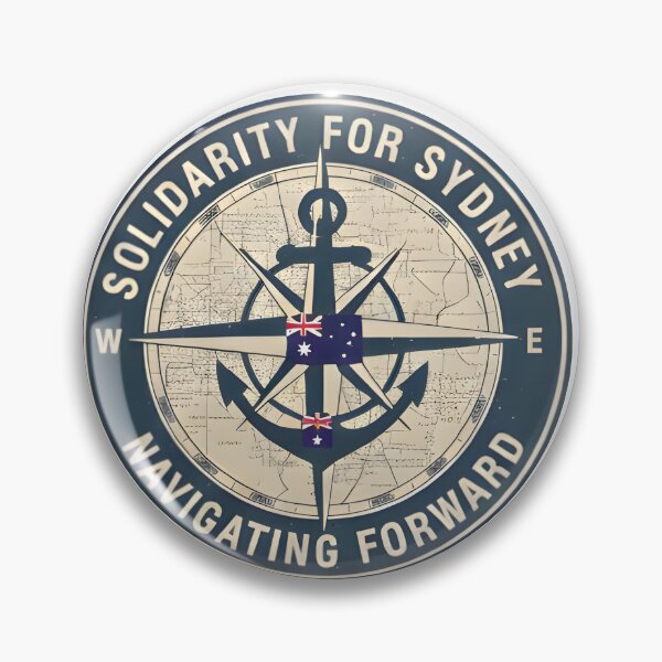 Item preview, Solidarity for Sydney – Navigating Forward Emblem designed and sold by im-zi07.