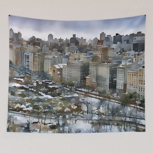 Item preview, Stone Walls to Central Park designed and sold by RCWatercolours.