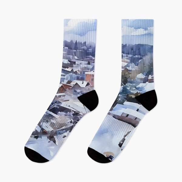 Item preview, Snowy Neighbourhood designed and sold by RCWatercolours.