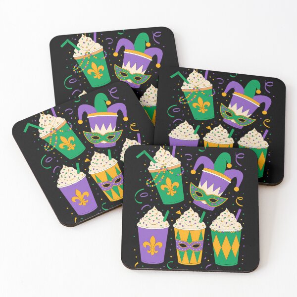 Item preview, Mardi Gras coffee lovers designed and sold by sterabamineh.