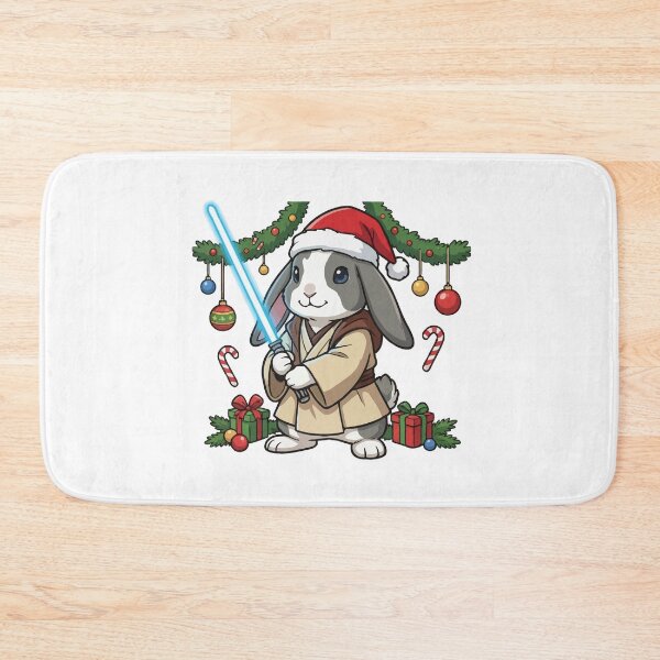 Item preview, Obi-Wan Xmas Jedi Bunny designed and sold by karsivenco.