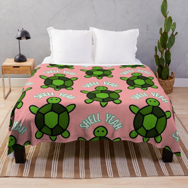 Item preview, Shell Yeah Cute Turtle Design – Funny Kawaii Animal Illustration designed and sold by HopeAndHustle.
