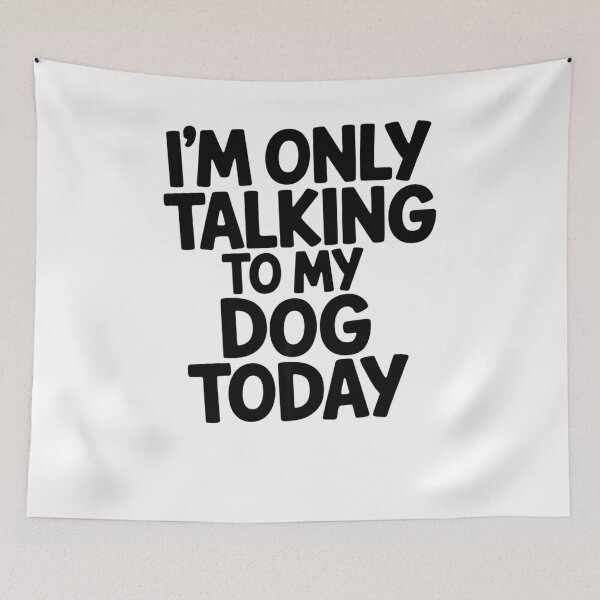 Item preview, Womens i am only talking to my dog today  designed and sold by MarryIsMonth.