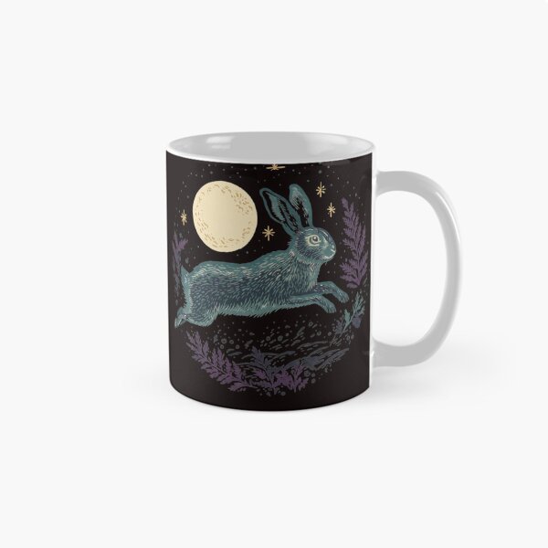 Item preview, Moon Rabbit, Florals, Artistic designed and sold by DesignDenDo ⭐⭐⭐⭐⭐.