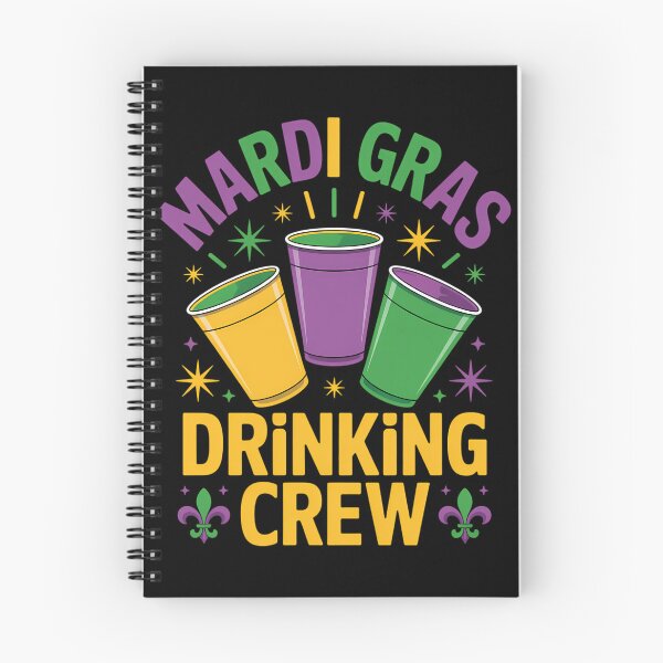 Item preview, Mardi Gras Drinking Crew New Orleans designed and sold by sterabamineh.