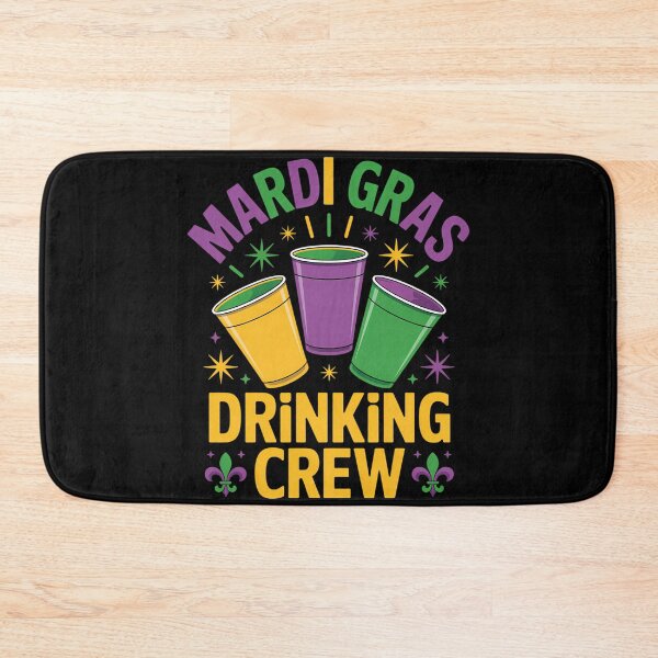 Item preview, Mardi Gras Drinking Crew New Orleans designed and sold by sterabamineh.