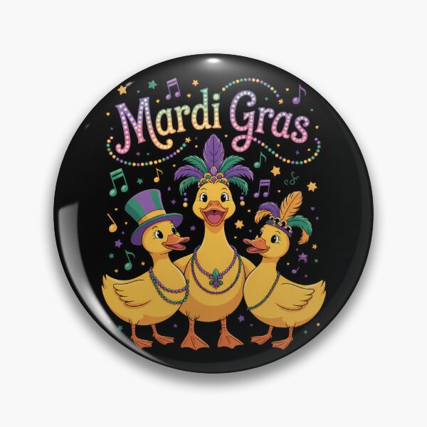 Item preview, Mardi Gras Duck Cute designed and sold by sterabamineh.