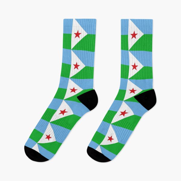 Item preview, Djibouti National Flag Clean Design designed and sold by NTGUILTY.