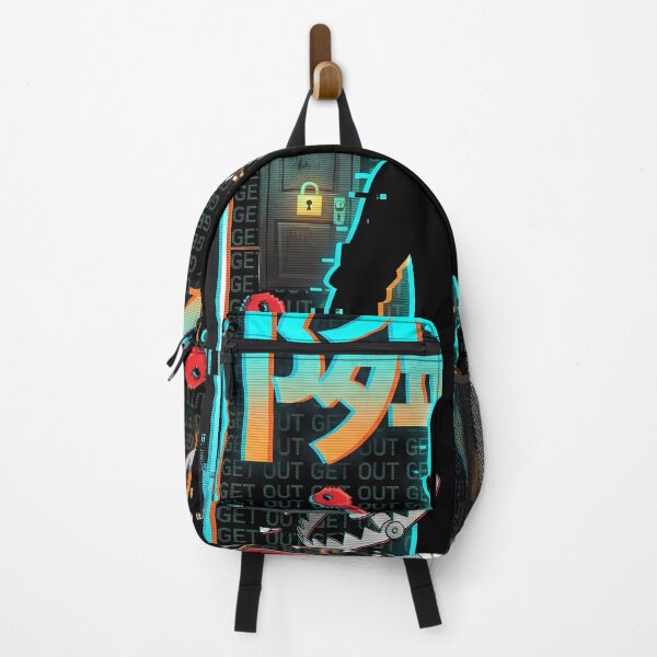 Item preview, Hello Neighbor Kanji (隣人) - Glitch Red Key & Silhouette Shirt designed and sold by Doorshan.