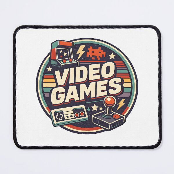 Item preview, Vintage Video Games – Retro Gaming Logo designed and sold by Dax Studio.