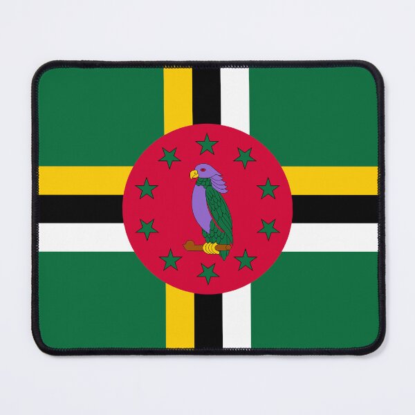 Item preview, Dominica National Flag Vibrant Design designed and sold by NTGUILTY.