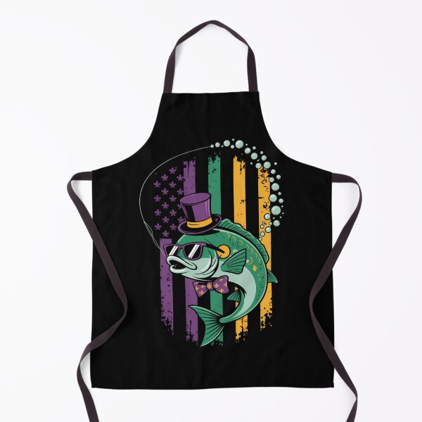 Item preview, Mardi Gras Fish US Flag Fisherman designed and sold by sterabamineh.