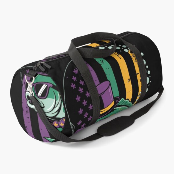 Item preview, Mardi Gras Fish US Flag Fisherman designed and sold by sterabamineh.