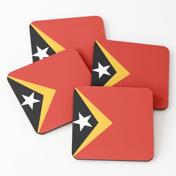 Item preview, East Timor National Flag Bold Design designed and sold by NTGUILTY.