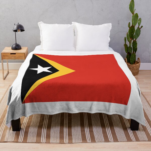 Item preview, East Timor National Flag Bold Design designed and sold by NTGUILTY.