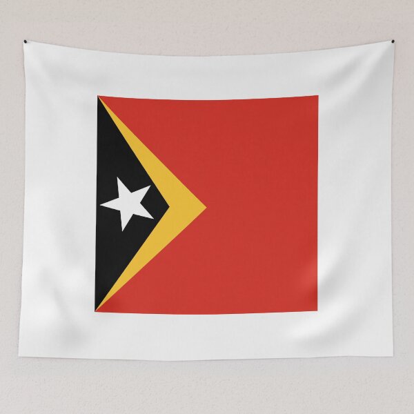 Item preview, East Timor National Flag Bold Design designed and sold by NTGUILTY.