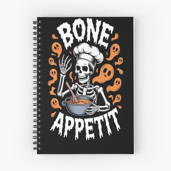 Item preview, Bone Appetit Skeleton Chef Halloween Cooking Cute Cook designed and sold by StuffNestie.