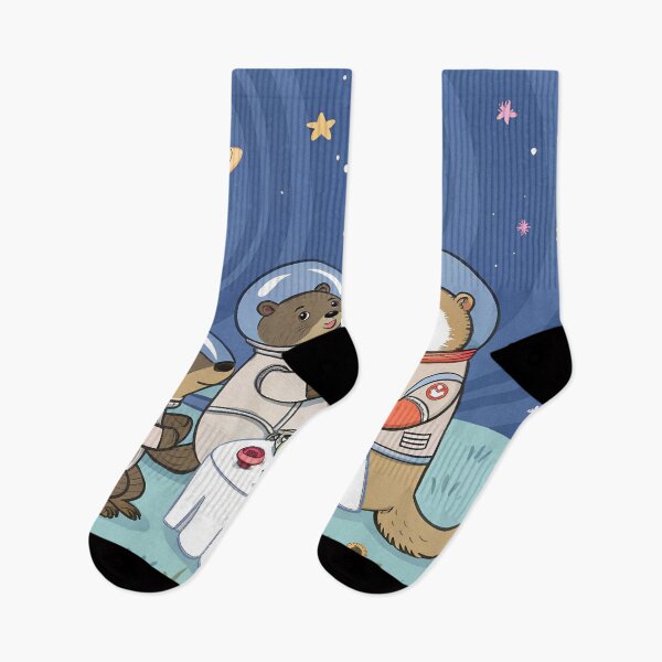 Item preview, Space Otter Astronaut Tea Party designed and sold by Bionson Art.
