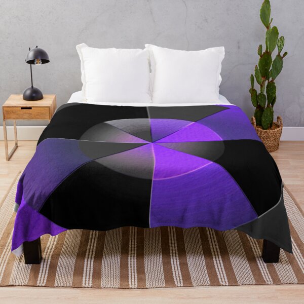 Item preview, violet geometric balance dark colorful abstract design designed and sold by SmashingDeals.