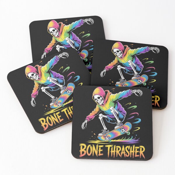 Item preview, Bone Thrasher, Skeleton Skateboarder Halloween designed and sold by StuffNestie.