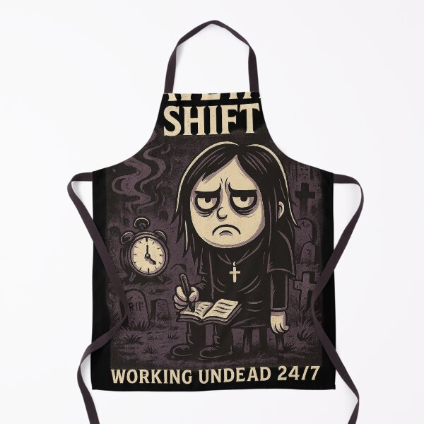 Item preview, Graveyard Shift – Working Undead 24/7 | Gothic cartoon designed and sold by RebellDancer.