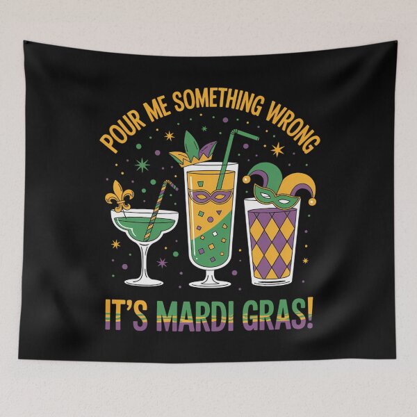 Item preview, Mardi Gras Funny Drinking designed and sold by sterabamineh.
