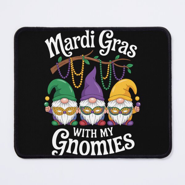 Item preview, Mardi Gras Gnomies Funny Gnomes Squad designed and sold by sterabamineh.