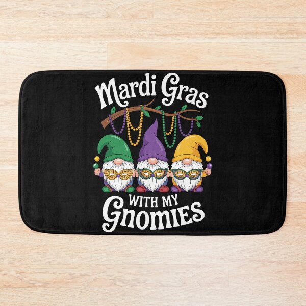 Item preview, Mardi Gras Gnomies Funny Gnomes Squad designed and sold by sterabamineh.