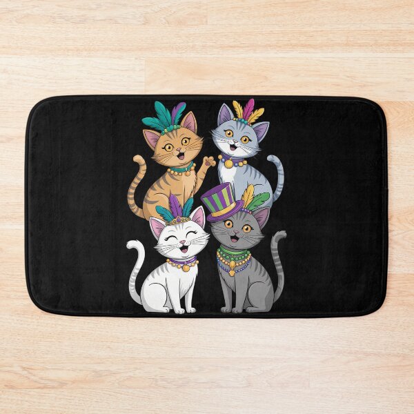 Item preview, Mardi Gras Louisiana Cat designed and sold by sterabamineh.