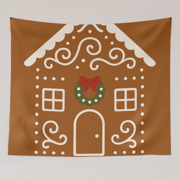 Item preview, Gingerbread House Decor - Cute Christmas Holiday Baking Decor designed and sold by MAGICKEY2024.