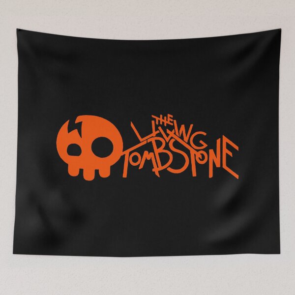 Item preview, Abstract Typography With Orange Skull designed and sold by billiasbros.