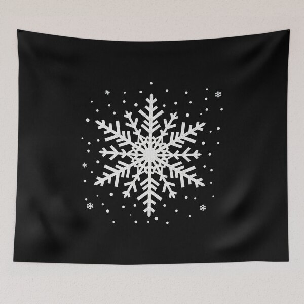 Item preview, Minimalist Winter White Snowflake Pattern designed and sold by MotivaChic.